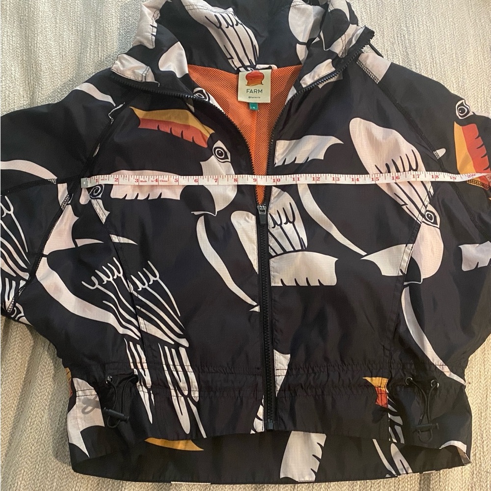 FARM Rio Toucan Windbreaker size Small - Picture 5 of 6